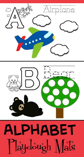 Printable Play Dough Mats Abc Entire Alphabet Playdough Mats Playdough Kids Play Dough