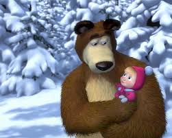 Skachat Oboi Zima Multik Masha I Medved Winter Cartoon Razreshenie 1280x1024 26798
