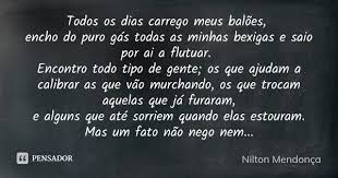 Todos Os Dias Carrego Meus Baloes Nilton Mendonca