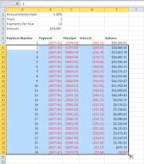 Loan Amortization Schedule In Excel Amortization Schedule Interest Calculator Excel Tutorials