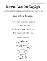 Poems Valentine S Day Kids Silly Valentine S Day Poems For Grammar Practice Free Worksheets Silly Valentines Valentine Worksheets Valentines Day Poems