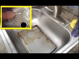 how to remove rust stains on metal sink