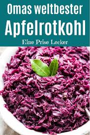 Omas Weltbester Rotkohl Blaukraut Rezept Rotkohl Apfelrotkohl