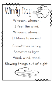 Poems About Weather And Seasons English Poems For Kids Preschool Poems Kids Poems