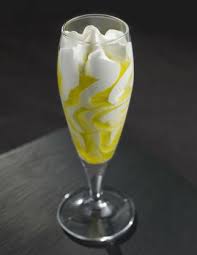 Flute Limoncello Flute Limoncello Refreshing Lemon Gelato Swirled Together With Limoncello Presented In A C Limoncello Desserts Limoncello Desserts In A Glass