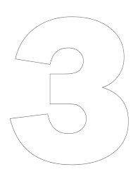 A board game to use for revision of the first lessons' learning. Number 3 Coloring Page Coloring Home