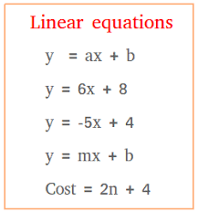 Linear Equations Linear Equations Equations Linear
