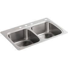kohler verse drop in stainless steel 33