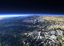 Mount Everest From Out Space Earth From Space Beautiful World Nature