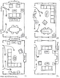 Arranging Furniture Twelve Different Ways In The Same Room Dining Room Combo Living Room Furniture Layout Living Room Dining Room Combo
