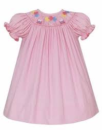 Petit Bebe Baby Girls Pink Corduroy Smocked Birthday Dress Bishop Smocked Birthday Dress Birthday Dresses Girl Outfits