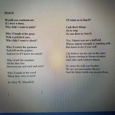 Pin By Rosa Ruiz On Mansfield Gary W Words Peace Poetry Poem
