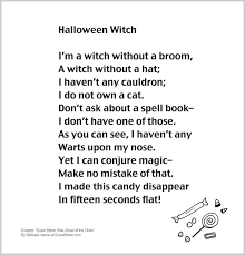 Halloween Witch Kids Poems Childrens Poems Poetry For Kids