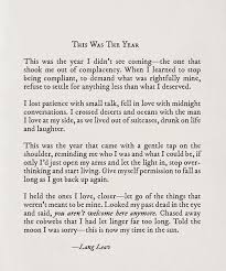 This Was The Year Lang Leav Words Quotes Lang Leav Quotes Words