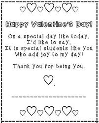 Valentines For Students From Teacher Kindergarten Valentines Student Valentines Valentines Poems