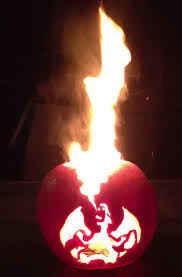 Flaming Jack O Lantern Halloween Gif Charizard Jack O Lantern Lanterns