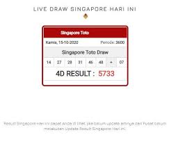 Live Draw Singapore Sgp Hari Ini 15 Oktober 2020 Di 2020 Buku Website Sydney