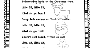 Little Elf Poem Pdf Christmas Poems Kindergarten Poems Kids Poems