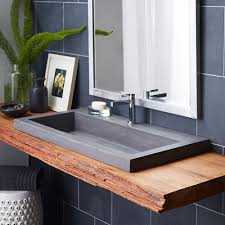 trough 3619 bathroom sink stone