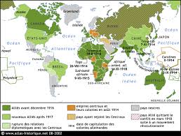 Http Www Atlas Historique Net Cartographie 1914 1945 Grand Format Monde1914 18gf Gif Premiere Guerre Mondiale Carte Du Monde Histoire Du Monde