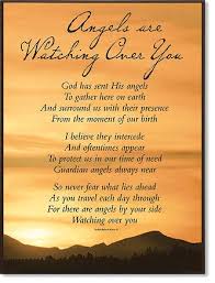 Angels Are Watching Over You Praise Plaque Angel Quotes Angel Protection You Poem