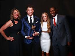 Mahomes is getting ready to lead the kansas city chiefs against the. Patrick Mahomes With His Girlfriend Mom And Dad At Nfl Honors Award Show Kansas City Chiefs Football Kansas City Chiefs Chiefs Football