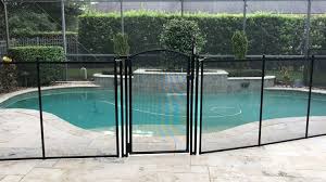 Baby Gate For Swimming Pool Removable Pool Fence Temporary Pool Fencing Pool Gate
