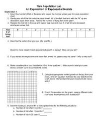 Population Lab Exponential Growth And Decay School Algebra Exponential Teaching Math