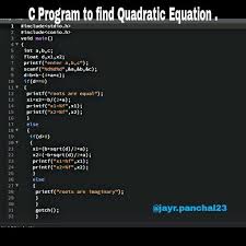 Cpp Programs Quadratics Computer Programming Quadratic Equation