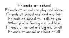 Friends At School Twinkle Twinkle Friendship Songs Kids Poems Friend Poems