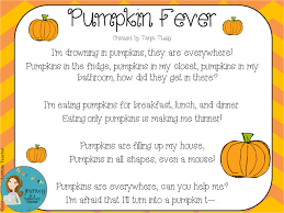 Pumpkin Fever Pumpkin Poem Poetry For Kids Pumpkin
