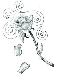 Rose Tattoo Design By Bakerzero417 On Deviantart White Rose Tattoos Roses Drawing Tattoo Designs Tumblr