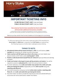 For example, if you want vip tickets to a farewell tour, you're going to spend a lot more than if you were going to a standard show. How Much Do Harry Styles Vip Tickets Cost Daedalusdrones Com