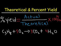 How To Calculate Theoretical Yield And Percent Yield College Chemistry Chemistry Notes Chemistry