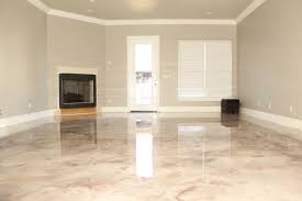 Marbleized Metallic Epoxy Epoxy Floors Decorative Concrete Decocretestudios Com Diy Flooring Epoxy Floor Diy Concrete Decor