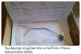 Es gibt verschiedene modelle, daher ist beim einbau. Mikroschalter Am Wasserhahn Erneuert Womo On Tour Webseite