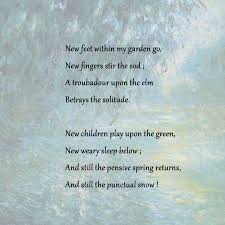 Daily Emily Dickinson New Feet Within My Garden Go Pensive Kids Playing Claude Monet