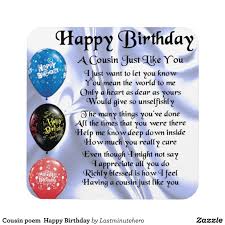 Cousin Poem Happy Birthday Drink Coaster Zazzle Com Happy Birthday Nephew Happy Birthday Nephew Quotes Birthday Wishes For Son