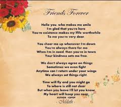 Poem About Friendship With Rhyme Friend Poems Best Friend Poems Forever Love Quotes