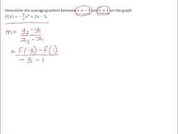 Calculating The Average Gradient Youtube