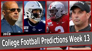 Big board of top 50 players overall, updated position rankings. College Football Predictions Week 13 Youtube