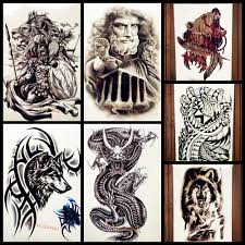 Santo Cavaleiro A Prova Dwaterproof Agua Tatuagem Temporaria Adesivos Homem Corpo Braco Tatuagem Manga Decalques Falso Homem Poderoso Tatoo Deus Pensador Estatua Stickers Men Arm Tattoo Sleevetattoo Sticker Aliexpress