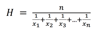 Harmonic Mean Definition Deepai