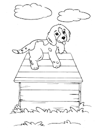Beautiful dogs of various breeds to color, for children of all ages. Free Printable Dog Coloring Pages For Kids