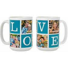 Personalized Love Photo Collage 15 Oz Coffee Mug Walmart Com In 2020 Love Photo Collage Photo Collage Photo Collage Maker