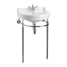 edwardian round 56cm basin & basin