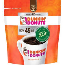 Dunkin Donuts Original Blend Decaffeinated Ground Coffee 45 Oz Dunkin Donuts Dunkin Donuts