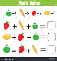Mathematics Educational Game For Children Mathematical Counting Equations Worksheet For Kids Ad Sponso Educational Games For Kids Math Pictures Math Games