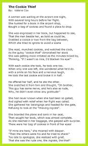 The Cookie Theif Kids Poems Poems For Students Reading Poems