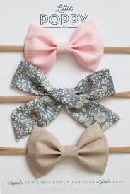 Little Poppy Co Bow Subscription Box Bow Subscription How To Make Bows Baby Bows